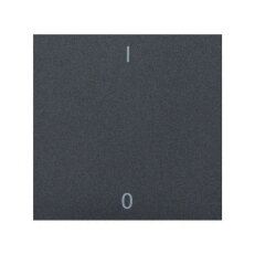 Kryt spínačů a ovladačů, symbol 1/0, antracit SCHRACK EV112017--