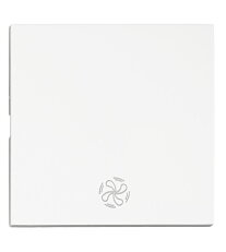 Kryt spínačů a ovladačů, symbol ventilátor, bílý SCHRACK EV102206--