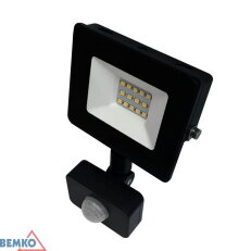 Reflektor LFK KASTEL LED 4000K 10W 800lm IP65 pohyb.senzor Bemko 107645