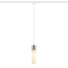 EIGHT pro tříokr. lištu závěsná opálové sklo/chrom 230V E27 28W RENDL R13854
