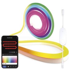 GoSmart ohebný LED pásek NEON bílý 5 m 33 W RGBIC stmívatelný WiFi EMOS ZPW513I