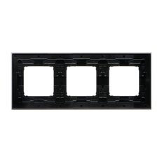 Rámeček 3 -násobný Simon 54 Nature, IP20/IP44, kovový inox yang new DRN3/82