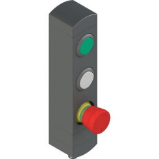 Ovládací jednotka BN 3 prvky (konfigurace A26) 1NO, Konektor M12,12 pólů, IP65