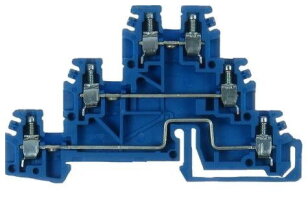 Řadová svorka patrová TLD.2 modrá (Ex) MOREK TL300
