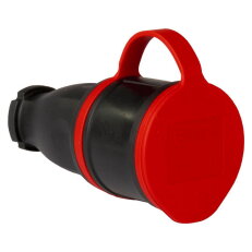 Zásuvka gumová s víčkem, 16A, 3x2,5mm2 I ABL 3101-325-0300