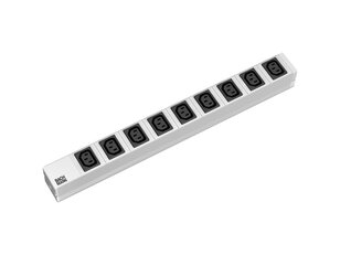 Bachman 333.539 19'' 1U 9xIEC power 2,0m CEE7/7