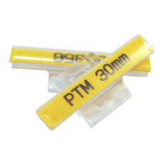 PTM10030K Průhledné připínací kapsy, rozměr 4,6x30mm, pro uchycení jednou páskou