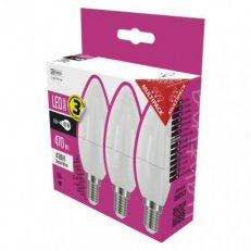 LED žárovka Classic svíčka E14 5W (40W) 470 lm neutrální bílá EMOS ZQ3221.3