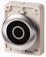 Eaton M30I-FDR-S-X0 Ovládací hlavice, zapuštěné tlačítko, aretace, nerez,černá O