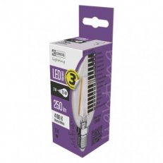 LED žárovka Filament 2W(25W) 250lm E14 NW candle Emos neutrální bílá