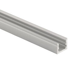 Přisazený hliníkový profil PT, 10x8 mm, matný difuzor, komplet, 2 m
