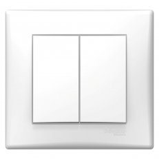 Sedna Přepínač dvojitý střídavý, řazení 6+6 (5b), Polar SCHNEIDER SDN0690121