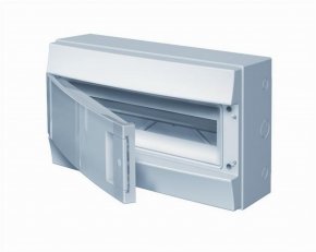 Rozvodnice nástěnná IP65/18M Mistral65 vč. N/PE plná dvířka ABB 1SLM006502A1103