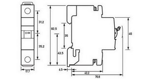 Jistič DLS 6I B4-1 10KA 1pól., B-charakt., 4 A, 10 kA DOEPKE 09916017