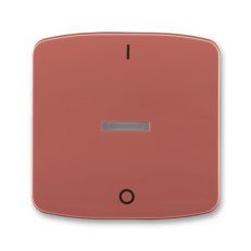 Kryt vypínače s průzorem pro řazení 2S 3558A-A655 R2 vřesová červená Tango ABB