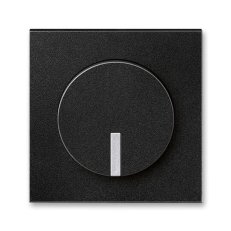 Kryt stmívače s krátkocestným ovl 3299M-A00100 74 onyx/titanová Neo ABB