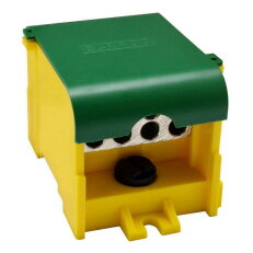 Distribuční blok DTB 70/10x16 žluto-zelený ELEKTRO BEČOV UB7016.24