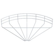 OBO GRB 90 140 FT Oblouk mřížových žlabů 90°, 105x400, Ocel, žárově zinkováno