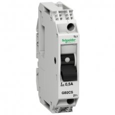 Jistič ovládacích obvodů 1P 0.5A Icu 50kA/240V SCHNEIDER GB2CS05