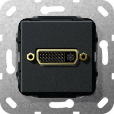 DVI (24+5) krátký kabel vložka černá m GIRA 564510