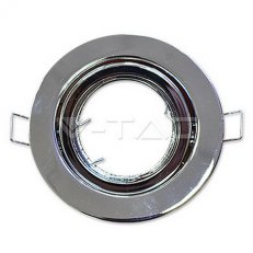 GU10 Housing Round Chrome,  VT-7227