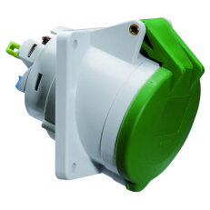 Zásuvka vestavná 16A 4p >50V IP44 10h 300Hz Quick-Connect BALS 12737