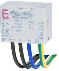 Svodič přepětí  ETITEC LX1 IP67 ETI 002442983