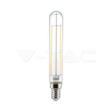 LED žárovka V-TAC 4W E14 T20 Filament Clear Glass 2700K , VT-2204