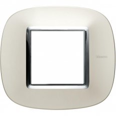 Legrand HB4802SAN BTAX RÁMEČEK 2M STŘÍBRO MATNÉ