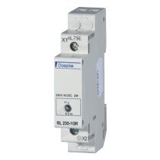 Signálka RL 230-1GR LED zelená, 230V AC DOEPKE 09981091