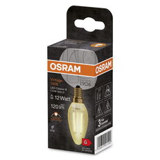 Světelný zdroj OSRAM Vintage 1906 LED CLASSIC B 1.5W 824 Gold E14