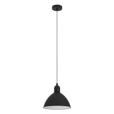 Závěsné svítidlo PRIDDY 1xE27 d305 černá/bílá 1X40W EGLO 43878