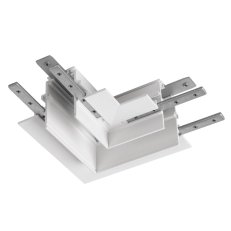 L-spojka mechanická 48 V TRACK pro montážní lištu hlub. vpravo bílá SLV 1006590