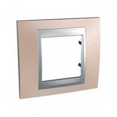 Unica Top rámeček jednonásobný Onyx Copper/Aluminium SCHNEIDER MGU66.002.096