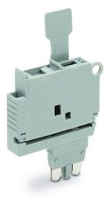 Pojistkový modul, se sponkou, pro pojistkovou vložku G 5x20 mm, šedá