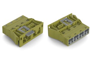 Zástrčka Snap-In 4pól. Kód. B světle zelená WAGO 770-774/072-000