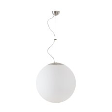 Závěsné svítidlo se skleněným stínidlem OSMONT ADRIA L4 23W IP40 E27 nerez