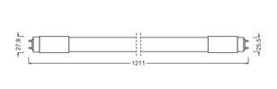 Světelný zdroj LEDVANCE LED TUBE T8 HF P 1200 mm 14W 865