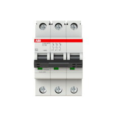 ABB S203MTR-C1, třípólový jistič, 1A, C, 10kA, určeno pro drážní aplikace