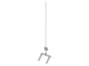 Jímací tyč na základně pro montáž na hřeben, L1000mm, d16, Al/StZn 517113