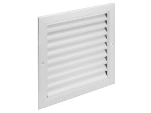 Fluo FACE 01, černá 200/250x250 Fasádní mřížka V-systém RK1484