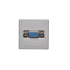 Kryt K45 VGA (D-SUB 15) 45×45mm hliník K100B/8