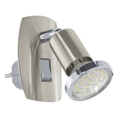 Bodové svítidlo do zásuvky MINI 4 1x 2,8W IP20 matný nikl/chrom  EGLO 902364