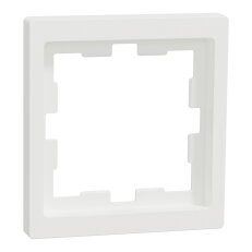 Rámeček Merten D-Life, jednonásobný, nordic white, plast SCHNEIDER MTN4010-6537