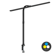 LED stmívatelná stolní lampa 20W, 1200lm, CCT, černá ECOLITE LU19TC2-CR
