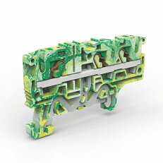 Pružinová řadová svorka push-in EFCE.4/1+2 (PE) žlutozelená MOREK EFCE410