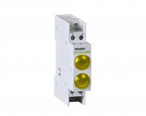 Světelné návěstí NOARK 102500 EX9PD2YY 12V AC/DC, 1 žlutá LED a 1 žlutá LED