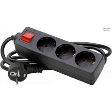129715009 3-way multiple socket outlet,
