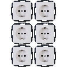 920702011 Profi-Pack: 6 Earthed socket o