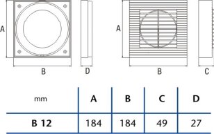 Okenní souprava B-12 CATA 01920000